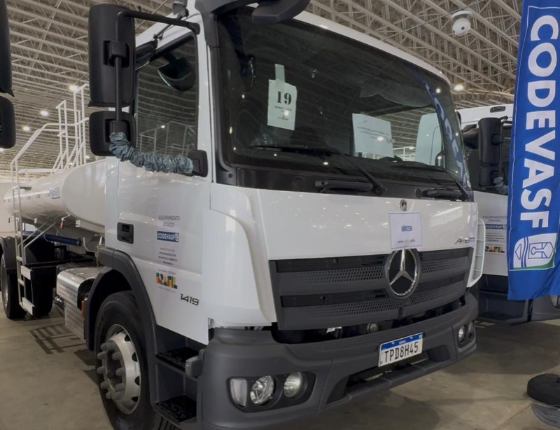 V�rzea recebe novo caminh�o-pipa e refor�a investimento em servi�o para abastecimento de �gua nas comunidades rurais�